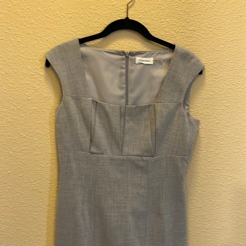 Calvin Klein slate dress with empire top